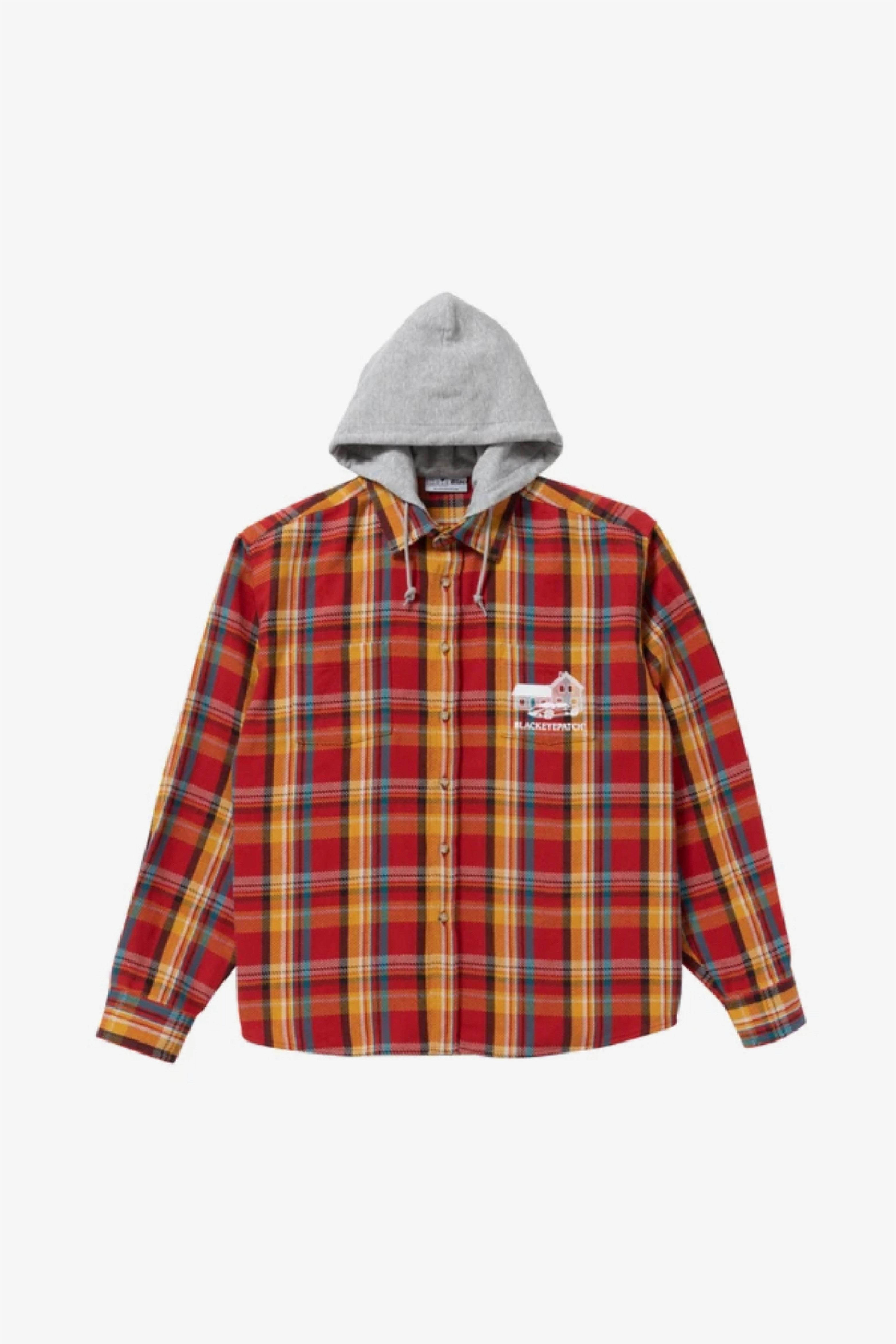 Selectshop FRAME - BLACKEYEPATCH Hooded Flannel Shirt Shirt Dubai