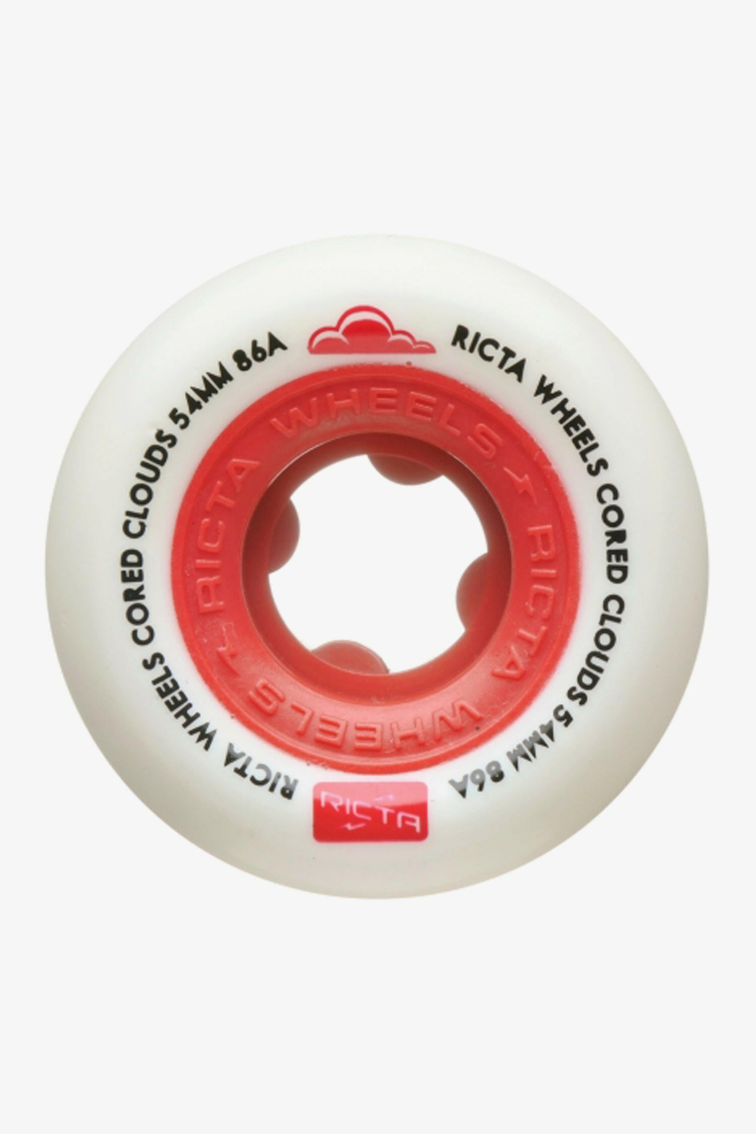 Selectshop FRAME - RICTA 54mm Cored Clouds Red 86a Skate Dubai