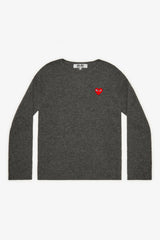 Selectshop FRAME - COMME DES GARCONS PLAY Red Heart Crewneck Jumper Sweatshirts Dubai