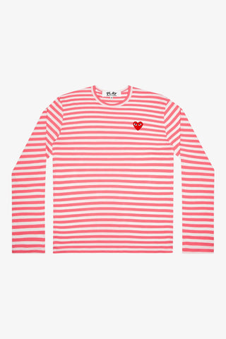 Bright Striped Long Sleeve (Pink)