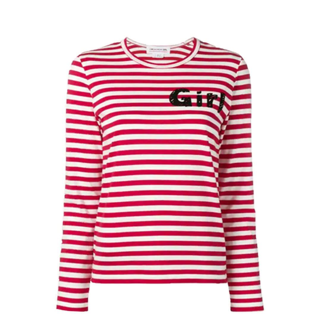 Selectshop  COMME DES GARÇONS -COMME DES GARÇONS 迪拜条纹长袖T恤