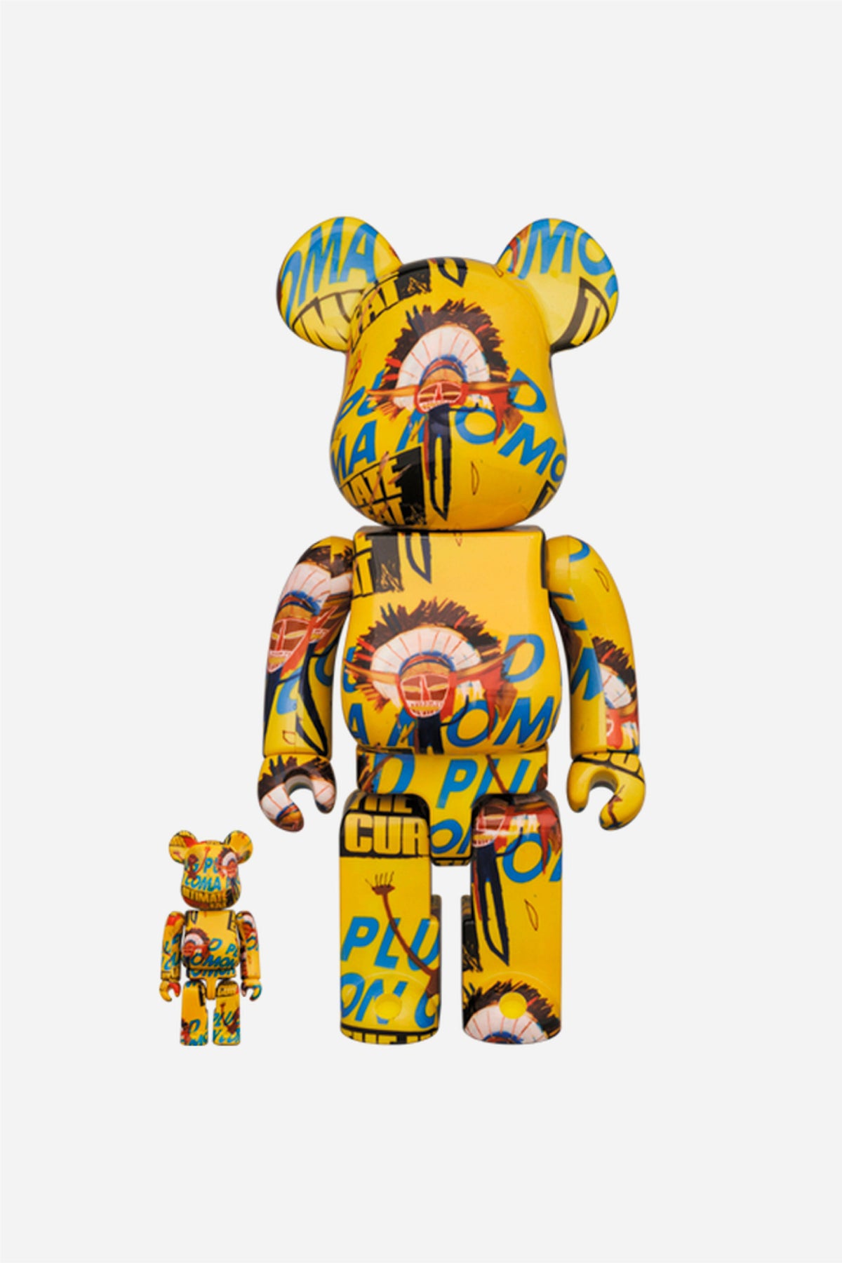 Selectshop FRAME - MEDICOM TOY Be@rbrick Andy Warhol × Jean-Michel Basquiat #3 100% & 400% Collectibles Dubai