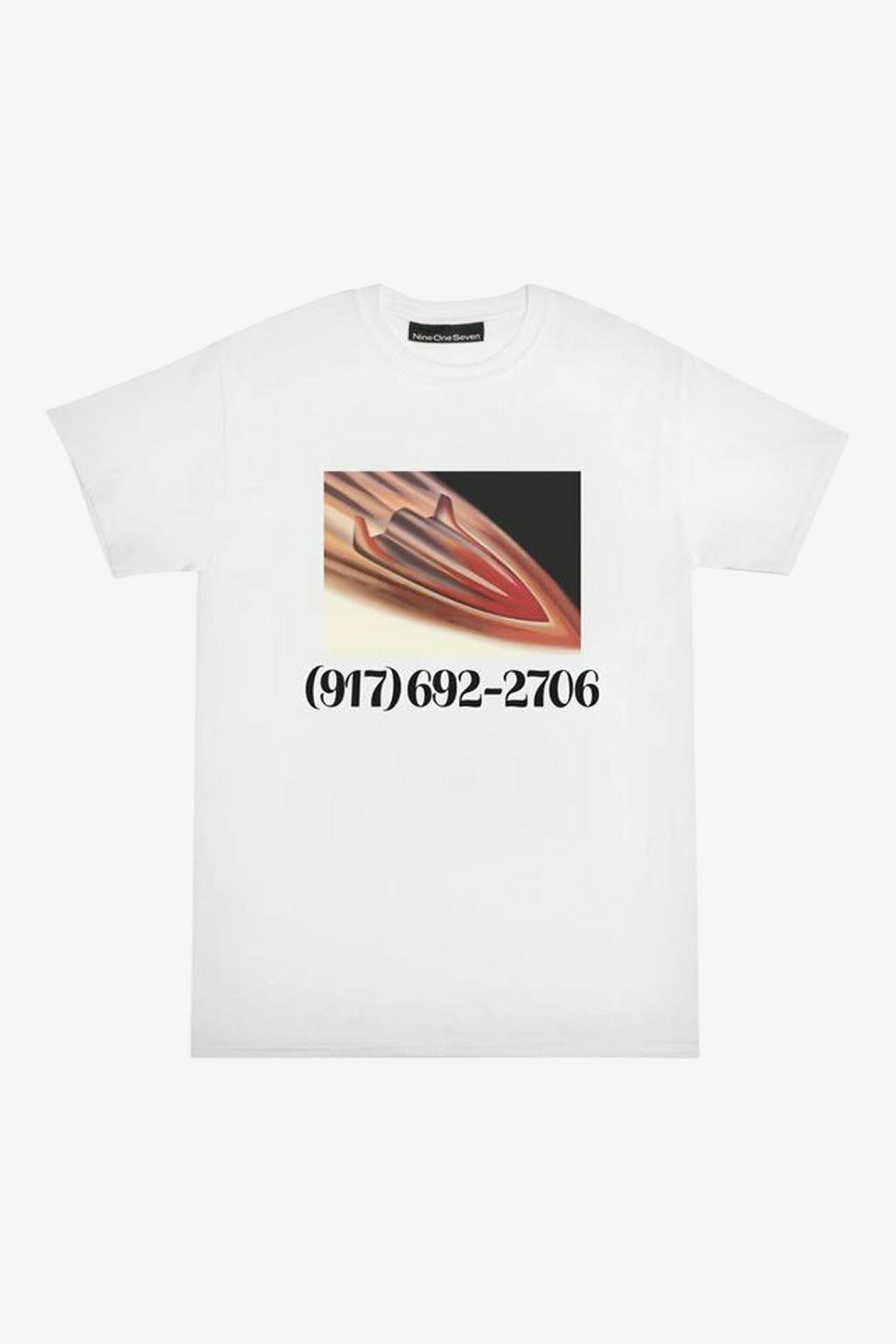 Selectshop FRAME - CALL ME 917 Vincent's Dialtone Tee T-Shirt Dubai