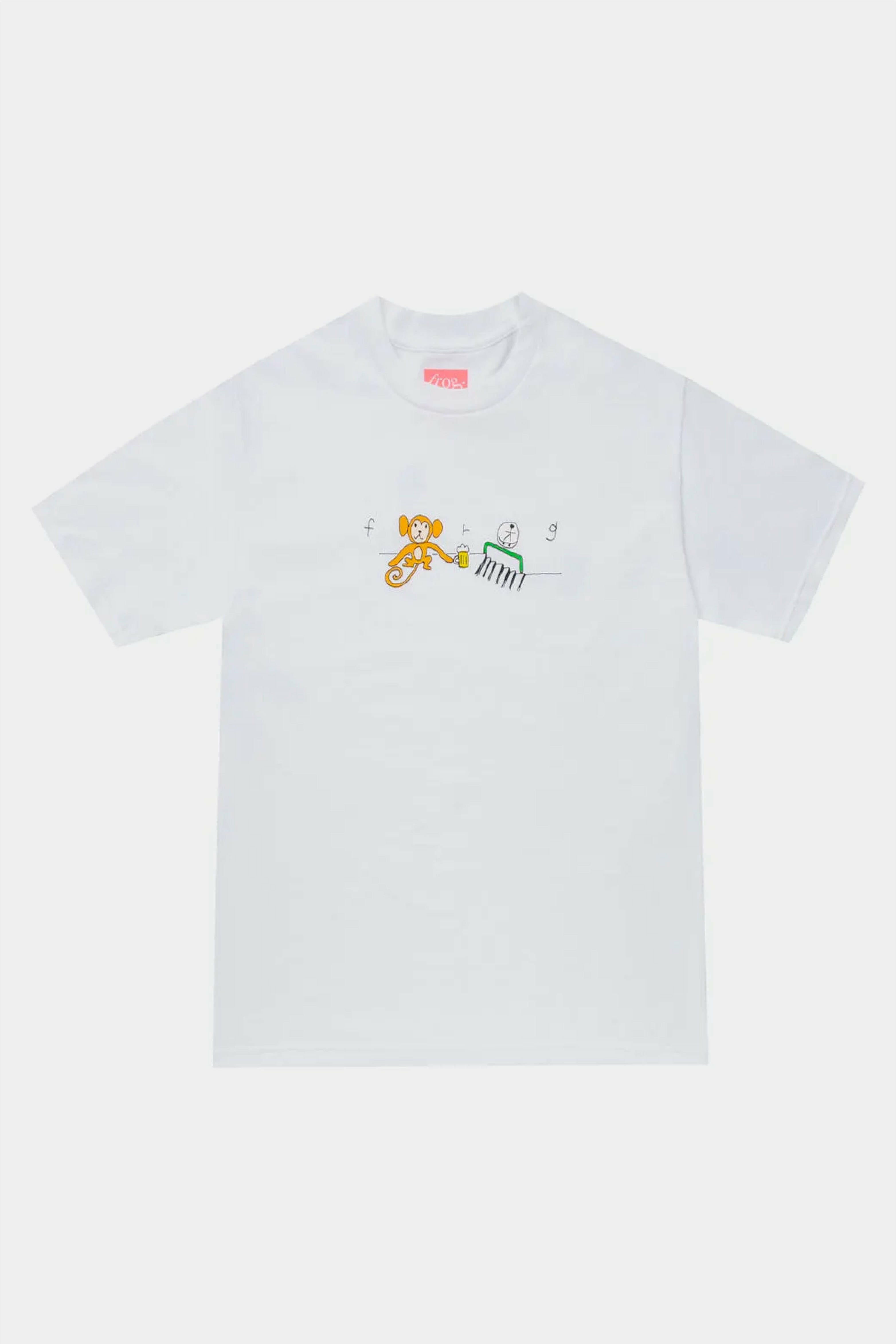 Selectshop FRAME - FROG SKATEBOARDS Monkey Logo T-Shirt T-Shirts Dubai