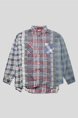 Selectshop FRAME - NEEDLES Reflection 7 Cuts Flannel Shirt - (L) Shirts Concept Store Dubai